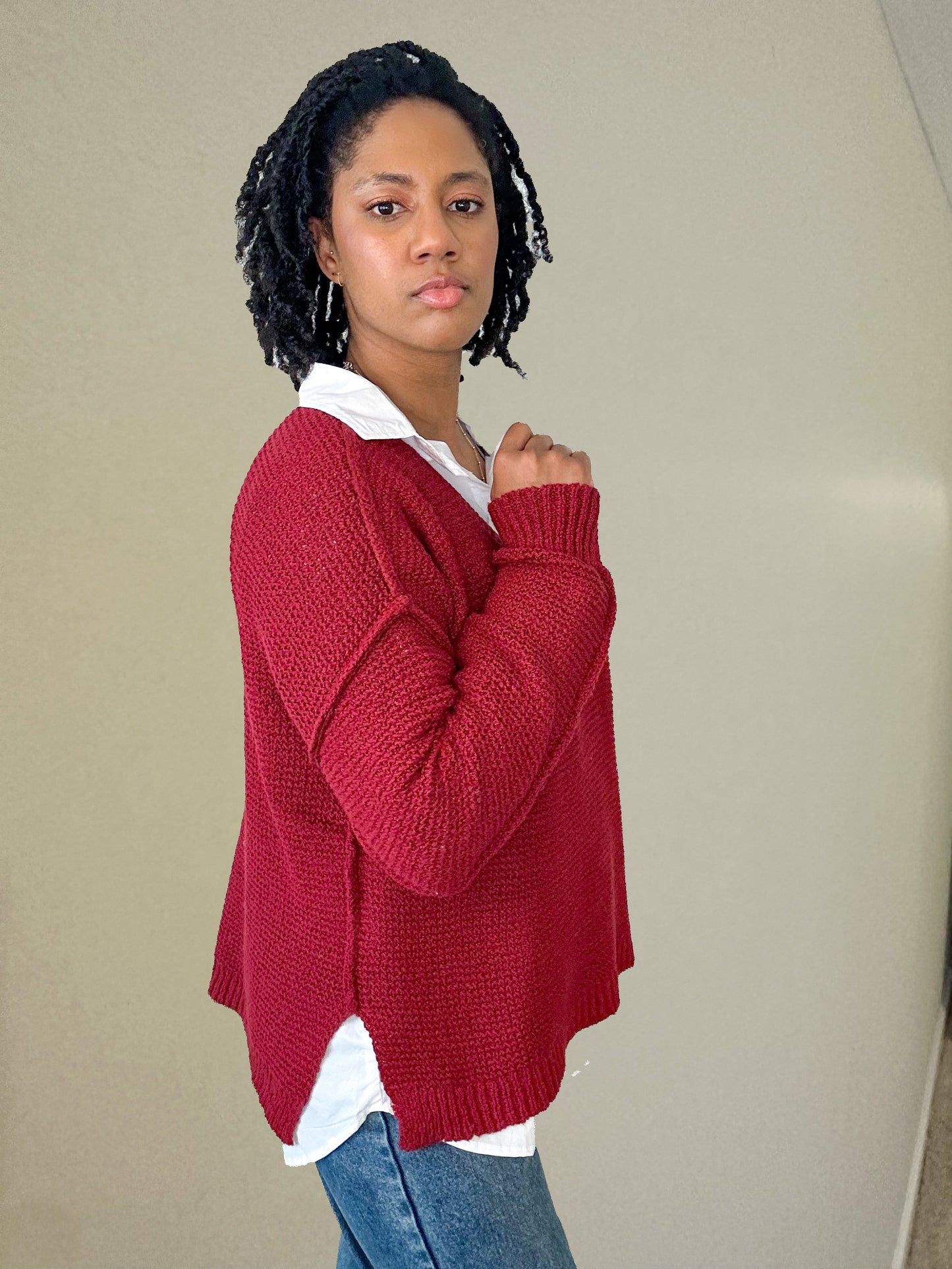 Women's Cotton Pullover Sweater