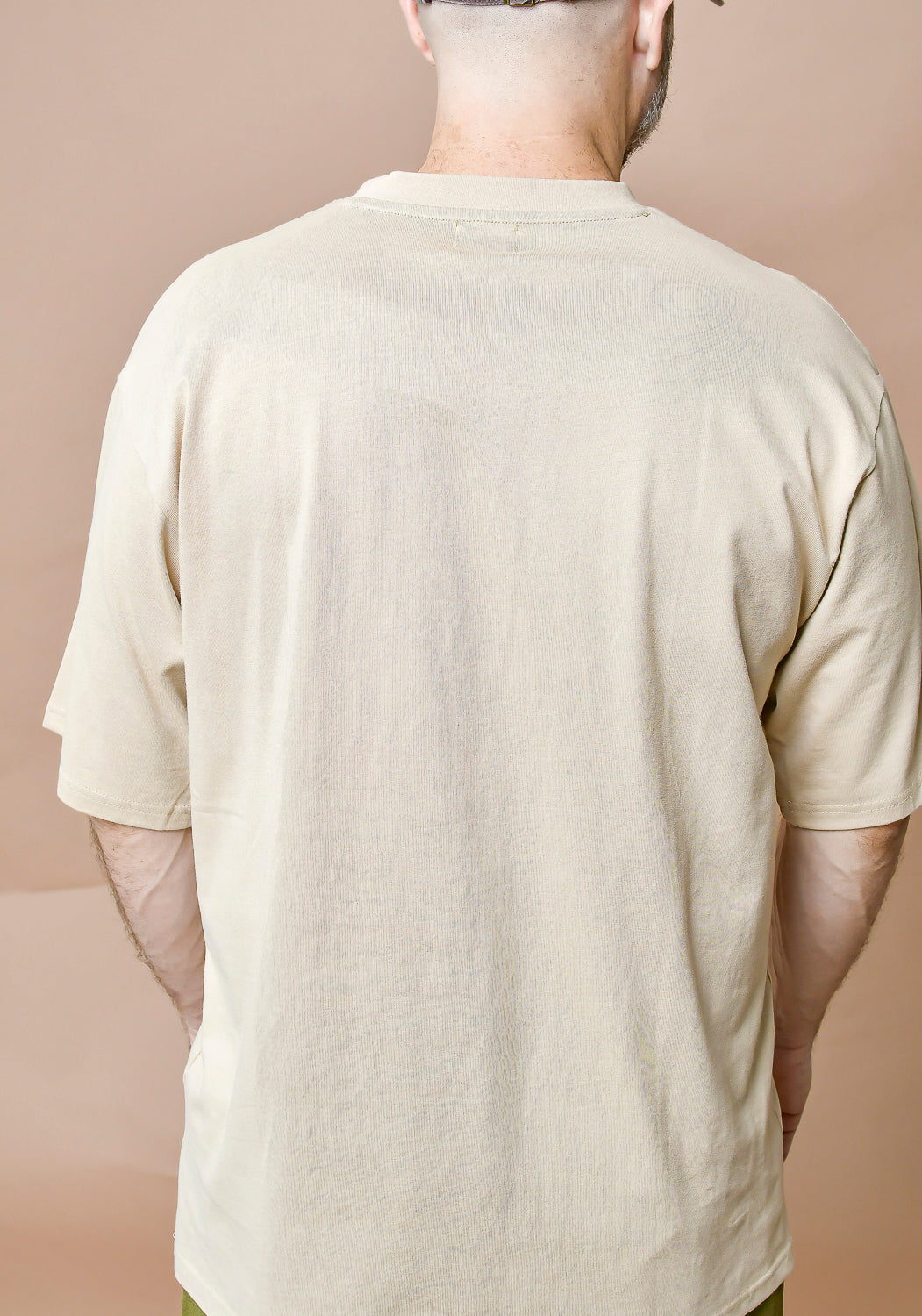 Tan Oversized Pocket T-Shirt