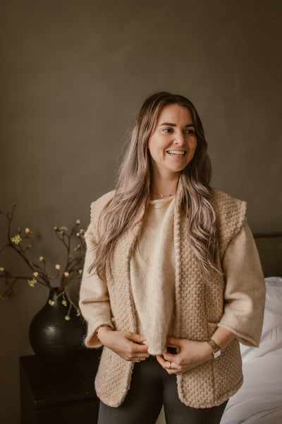 Bouclé wool vest – Urban Collection Boutique