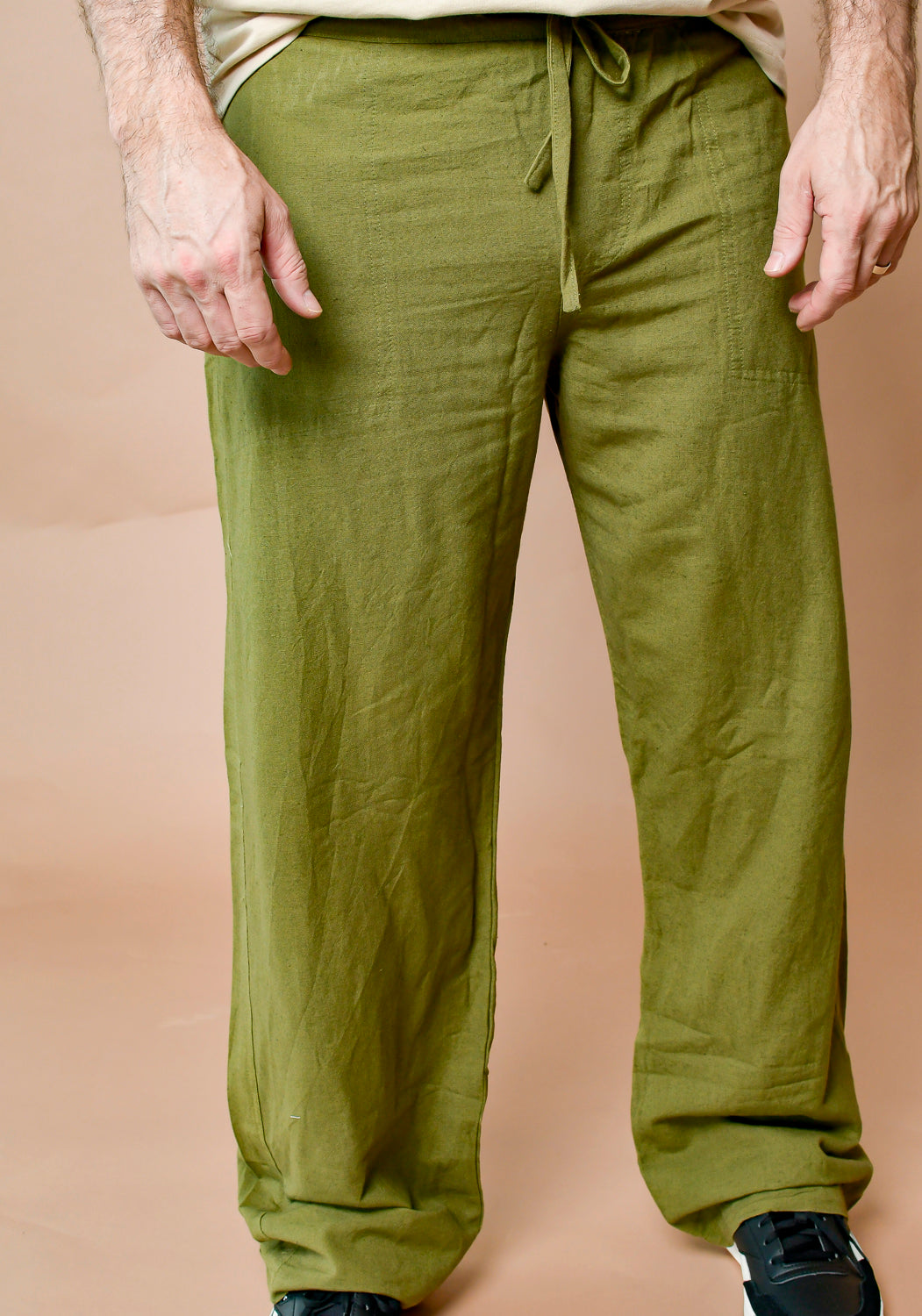 Hemp Yoga Pants - Moss