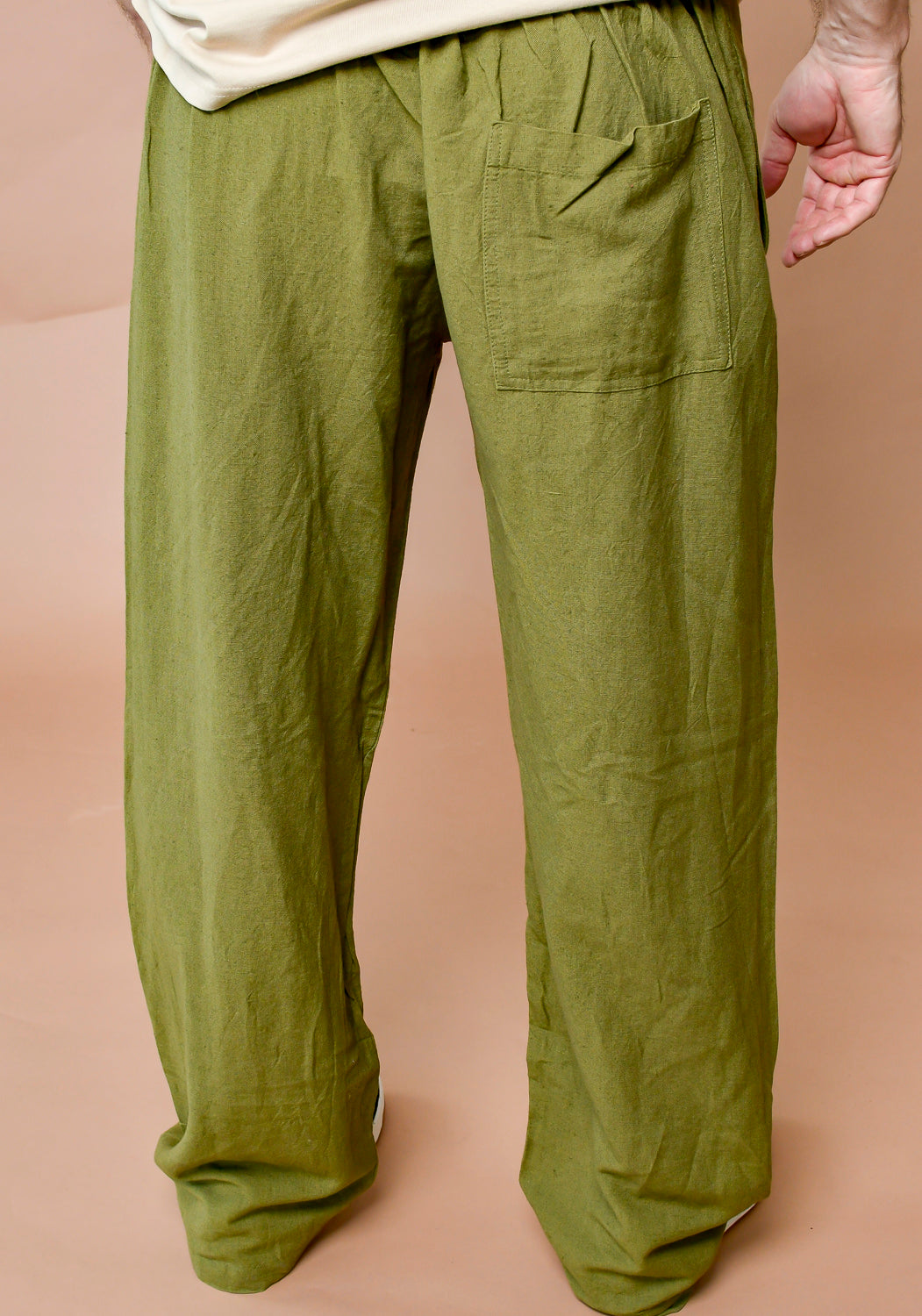 Hemp Yoga Pants - Moss