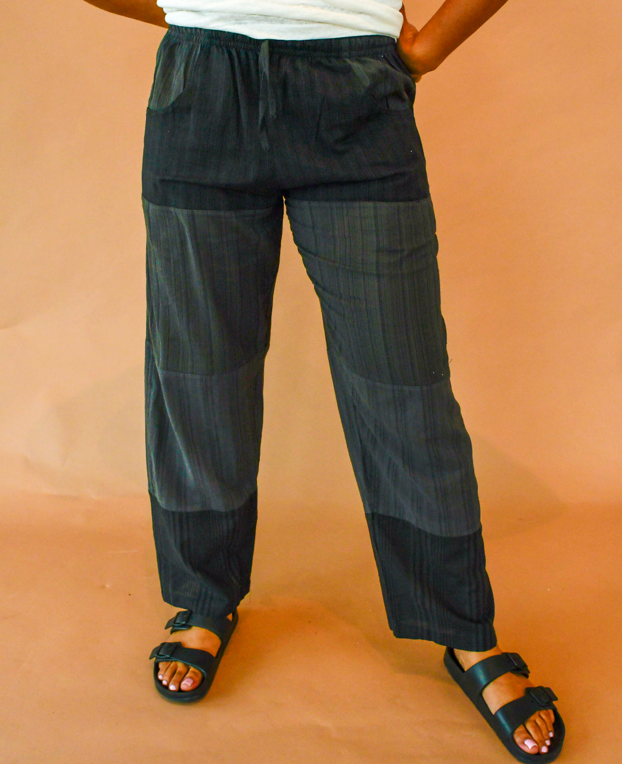 Unisex Patchwork Pants