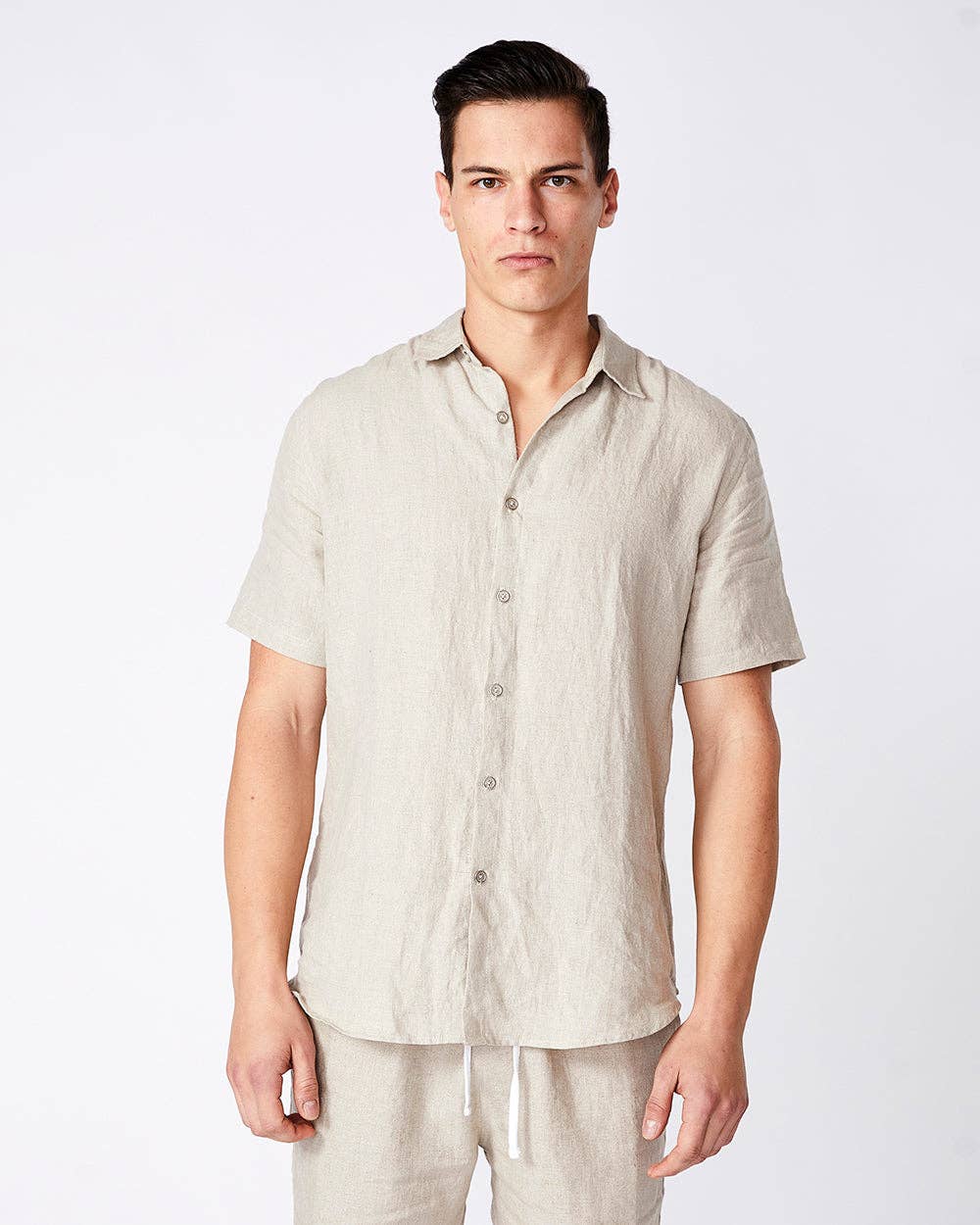 mens linen shirts breathable 